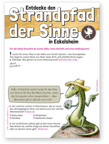 Strandpfad der Sinne - eine Ralley